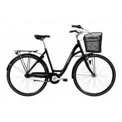 Winter Shopping dame cykel deep black
